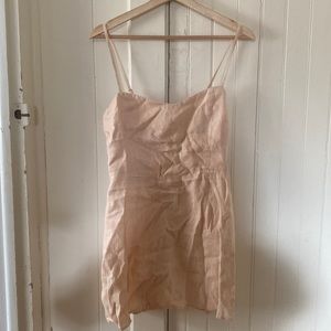 Pink reformation roarke dress